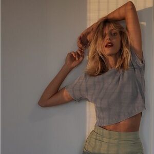 ZARA Ribbed Crop Top